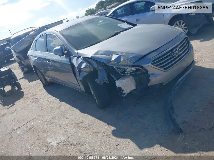 5NPE24AF7FH018386 2015 Hyundai Sonata Se