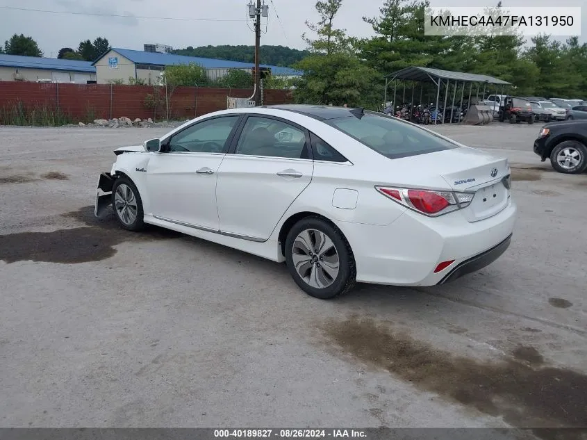 KMHEC4A47FA131950 2015 Hyundai Sonata Hybrid Limited