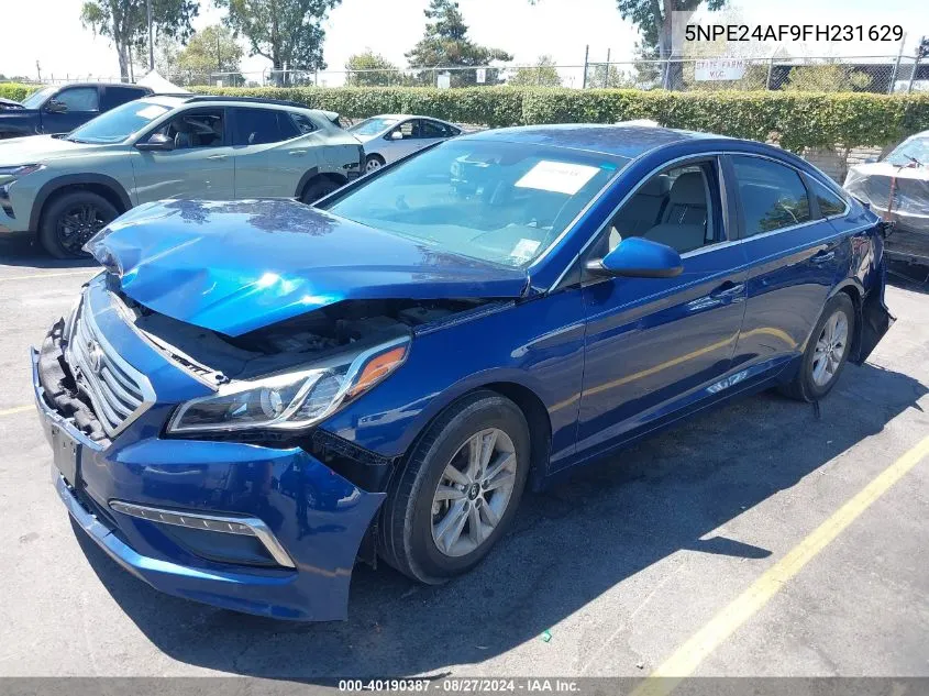 5NPE24AF9FH231629 2015 Hyundai Sonata Se