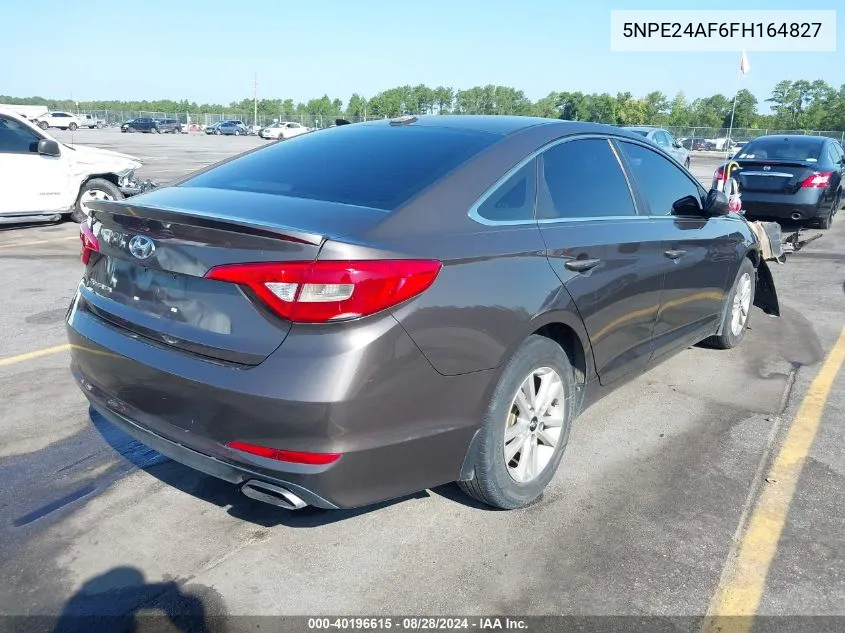 5NPE24AF6FH164827 2015 Hyundai Sonata Se