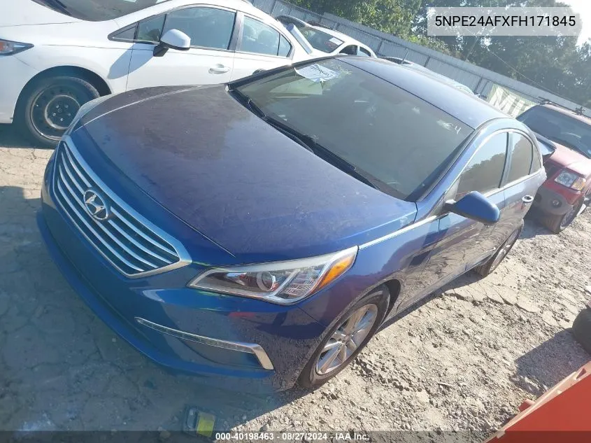 5NPE24AFXFH171845 2015 Hyundai Sonata Se