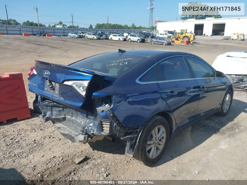 5NPE24AFXFH171845 2015 Hyundai Sonata Se