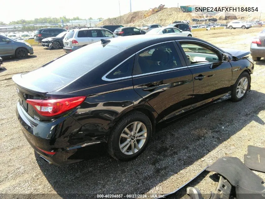 5NPE24AFXFH184854 2015 Hyundai Sonata Se