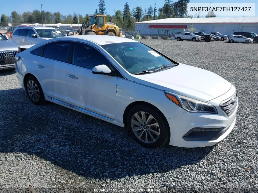 5NPE34AF7FH127427 2015 Hyundai Sonata Sport