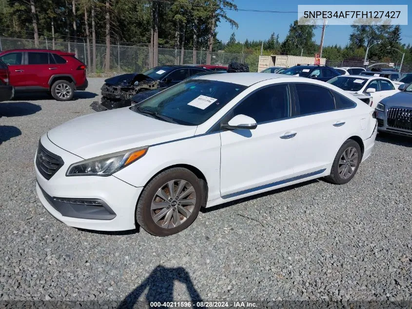 2015 Hyundai Sonata Sport VIN: 5NPE34AF7FH127427 Lot: 40211596