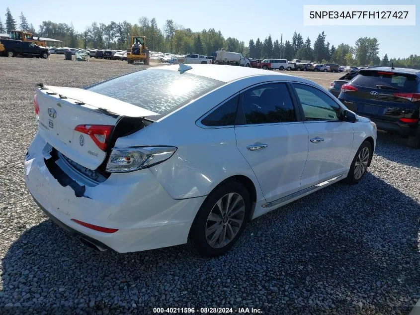 5NPE34AF7FH127427 2015 Hyundai Sonata Sport