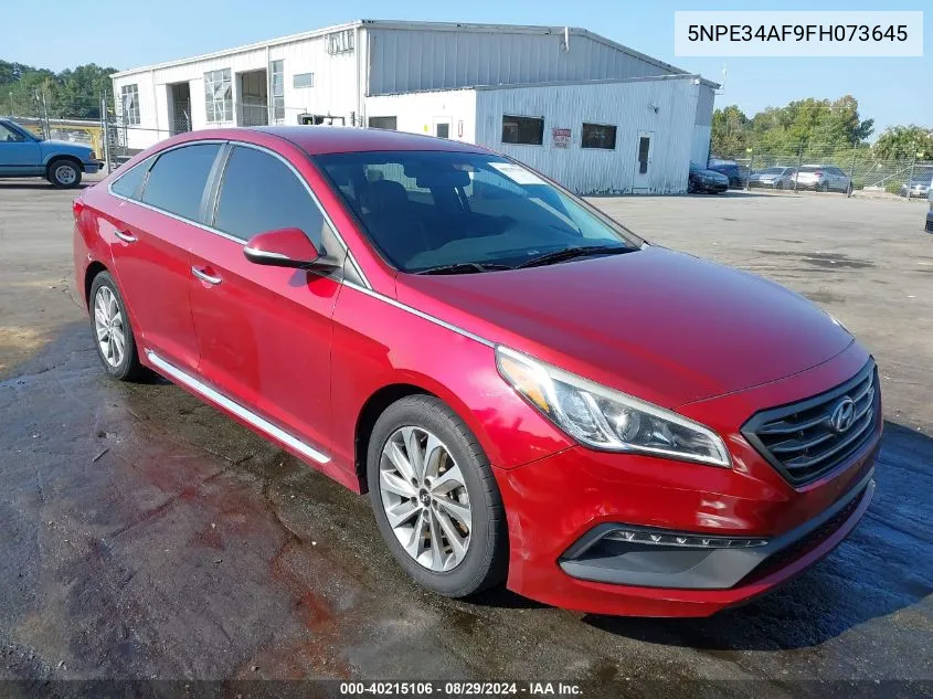 5NPE34AF9FH073645 2015 Hyundai Sonata Sport