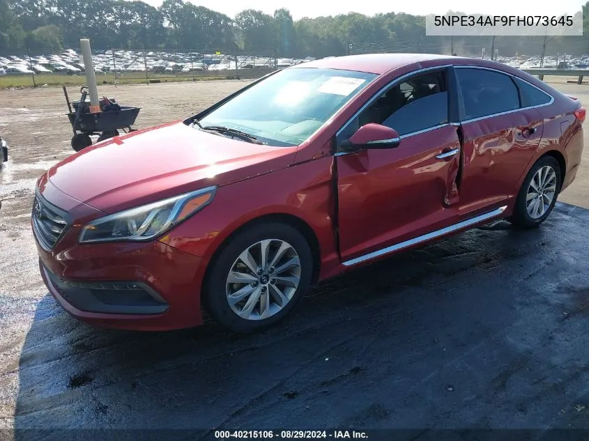 5NPE34AF9FH073645 2015 Hyundai Sonata Sport