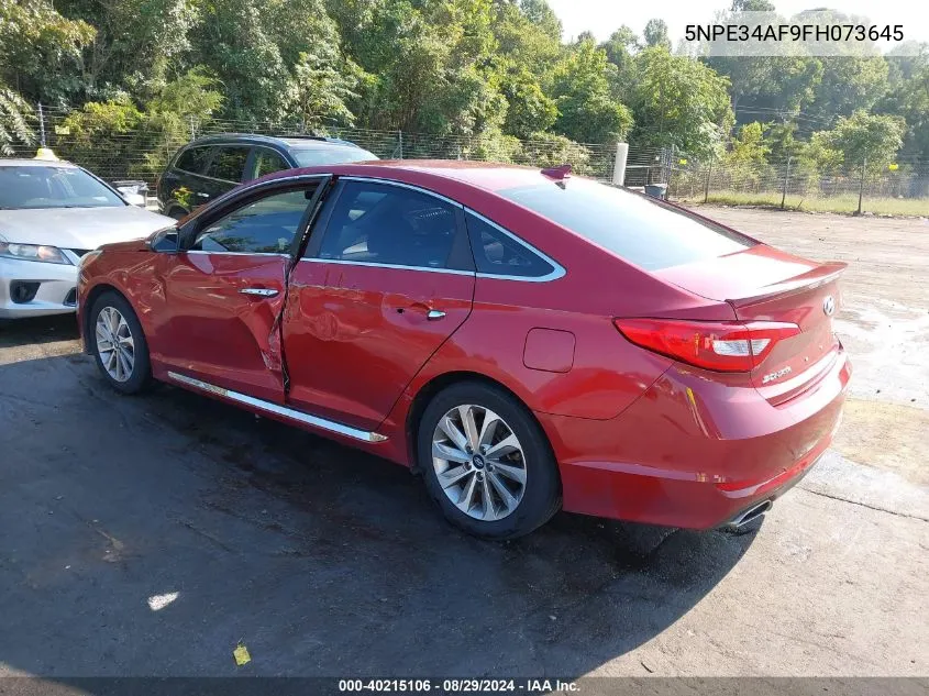 2015 Hyundai Sonata Sport VIN: 5NPE34AF9FH073645 Lot: 40215106