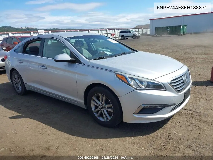 5NPE24AF8FH188871 2015 Hyundai Sonata Se