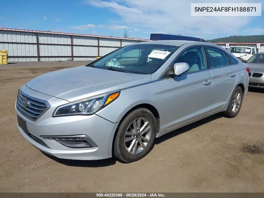 5NPE24AF8FH188871 2015 Hyundai Sonata Se