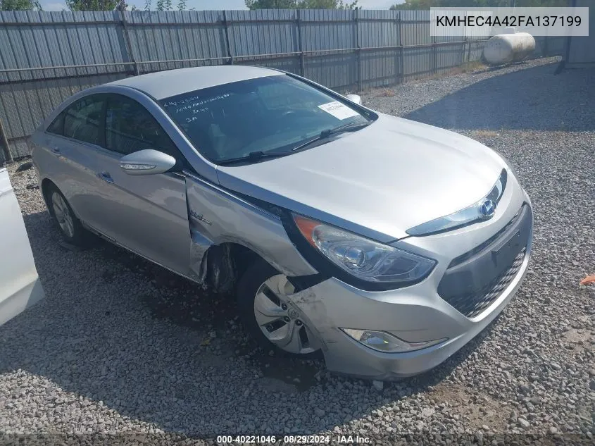 KMHEC4A42FA137199 2015 Hyundai Sonata Hybrid