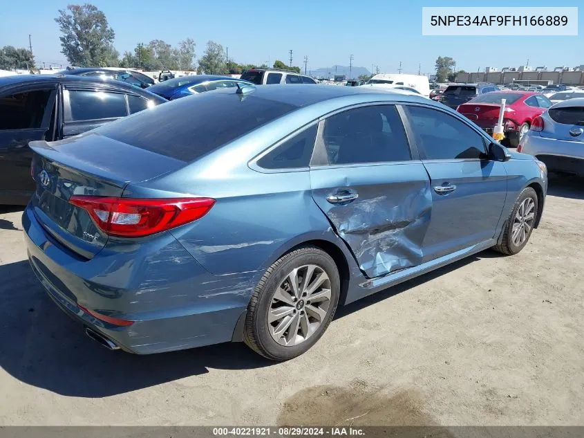 2015 Hyundai Sonata Sport VIN: 5NPE34AF9FH166889 Lot: 40221921