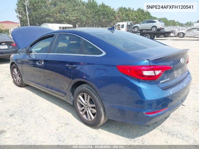 2015 Hyundai Sonata Se VIN: 5NPE24AFXFH120541 Lot: 40232204