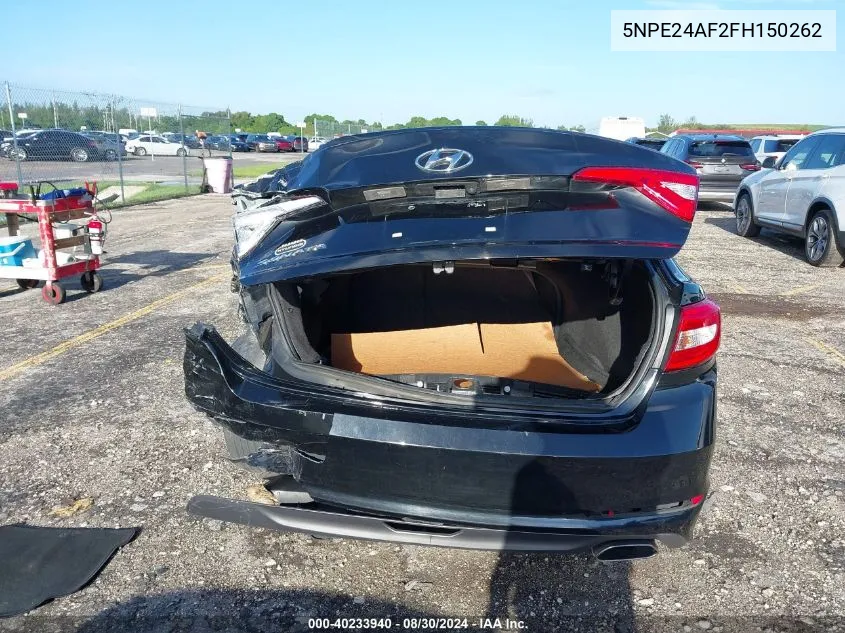 5NPE24AF2FH150262 2015 Hyundai Sonata Se