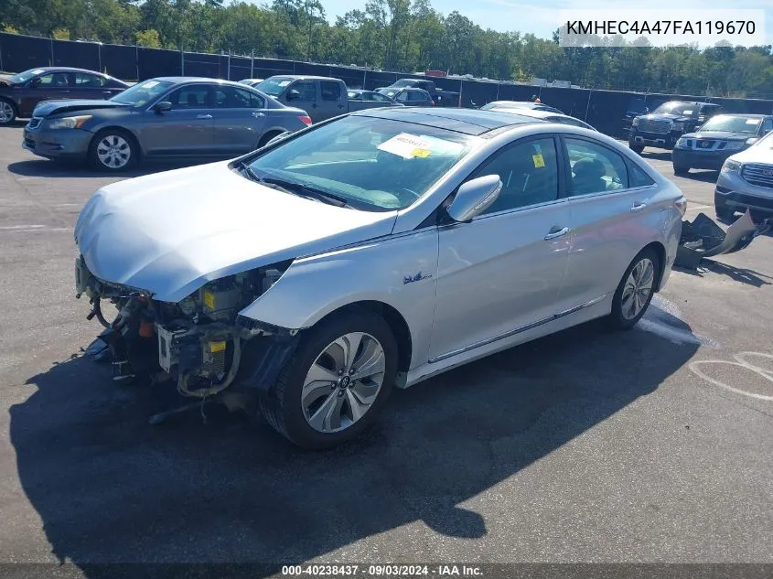 KMHEC4A47FA119670 2015 Hyundai Sonata Hybrid Limited