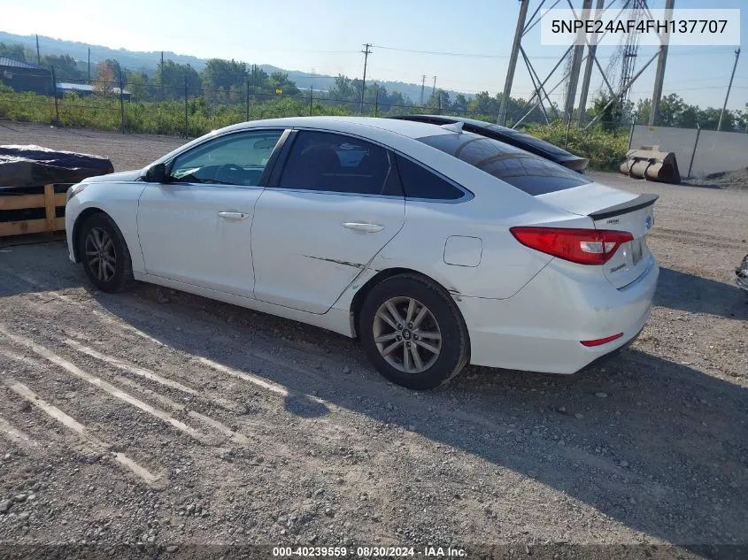 5NPE24AF4FH137707 2015 Hyundai Sonata Se