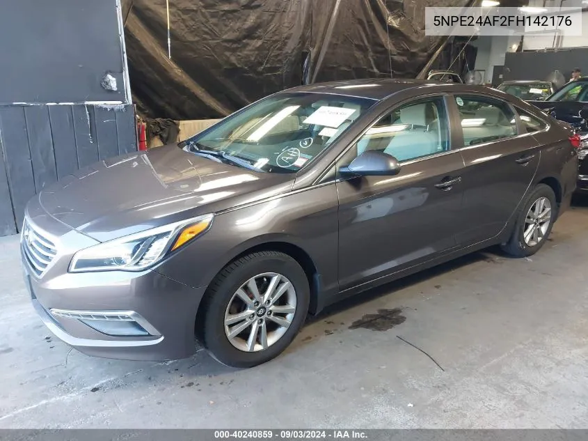 5NPE24AF2FH142176 2015 Hyundai Sonata Se