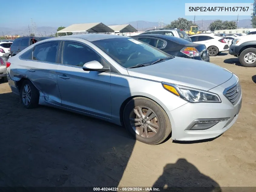 2015 Hyundai Sonata Se VIN: 5NPE24AF7FH167767 Lot: 40244221