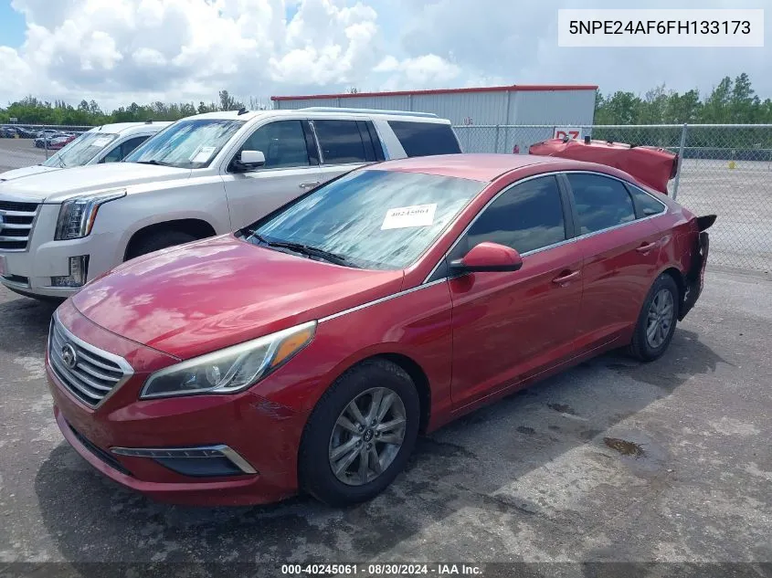 5NPE24AF6FH133173 2015 Hyundai Sonata Se