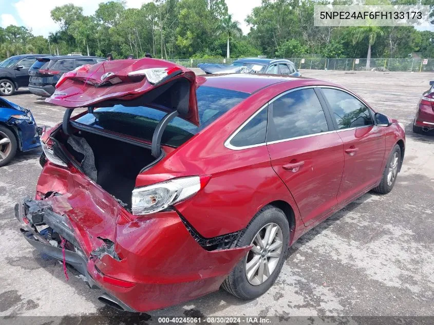 5NPE24AF6FH133173 2015 Hyundai Sonata Se