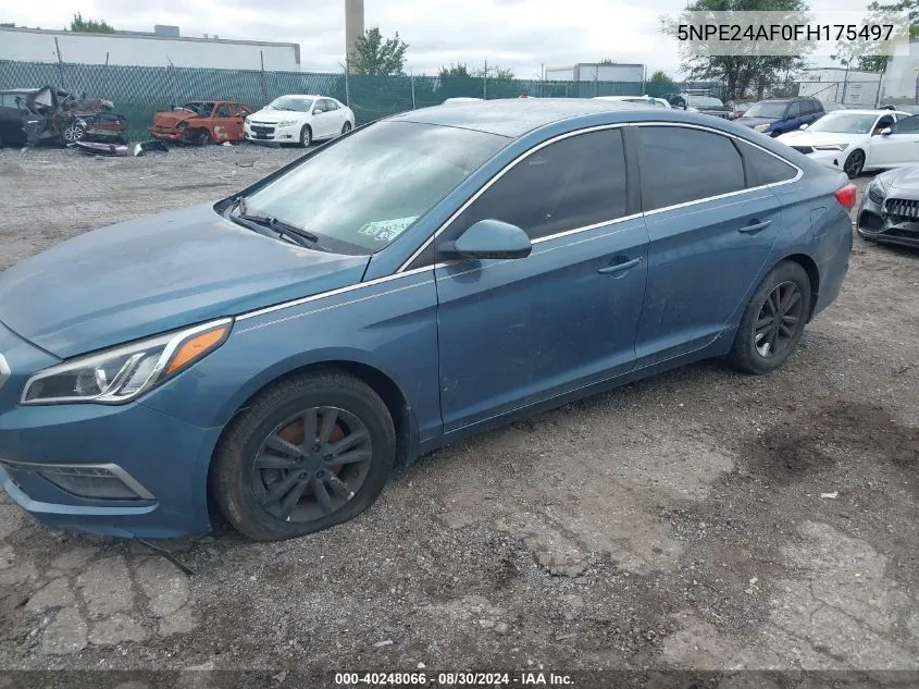 5NPE24AF0FH175497 2015 Hyundai Sonata Se