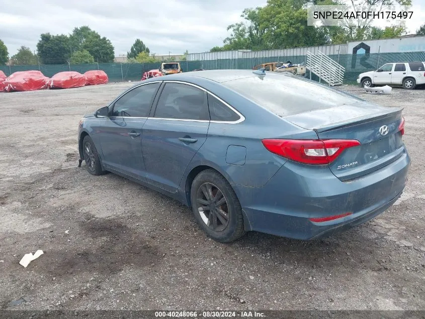 5NPE24AF0FH175497 2015 Hyundai Sonata Se