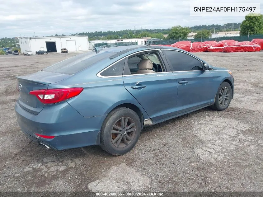 5NPE24AF0FH175497 2015 Hyundai Sonata Se