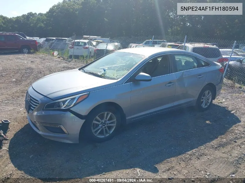 2015 Hyundai Sonata Se VIN: 5NPE24AF1FH180594 Lot: 40267491