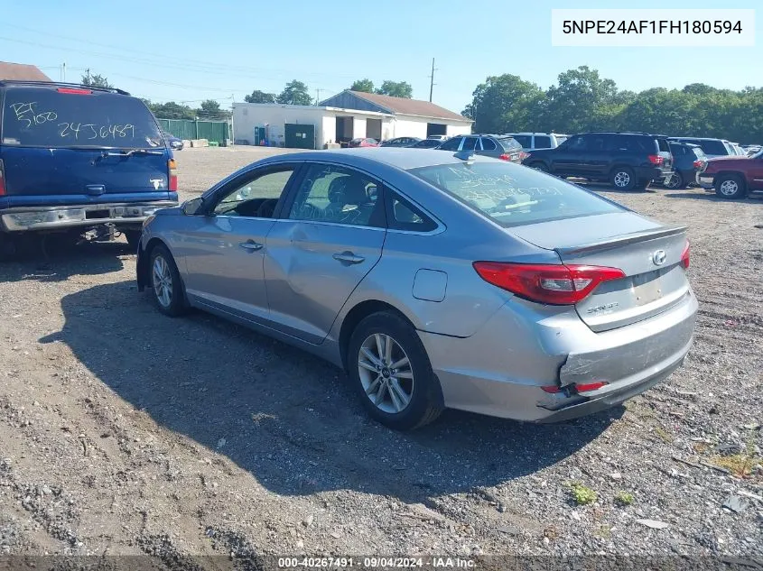 5NPE24AF1FH180594 2015 Hyundai Sonata Se