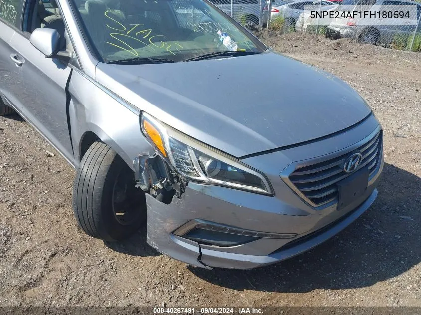 5NPE24AF1FH180594 2015 Hyundai Sonata Se