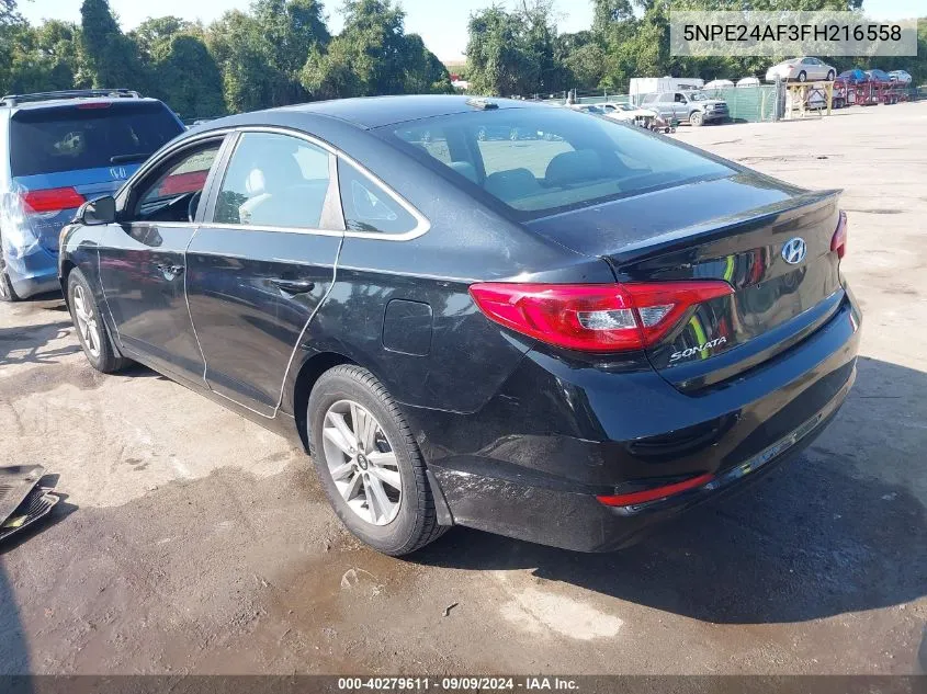 5NPE24AF3FH216558 2015 Hyundai Sonata Se