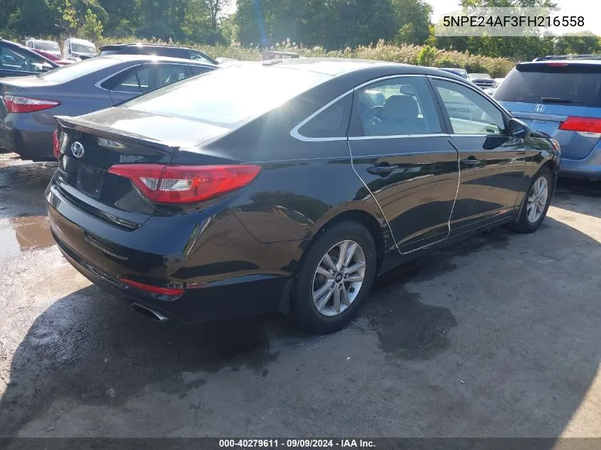 5NPE24AF3FH216558 2015 Hyundai Sonata Se