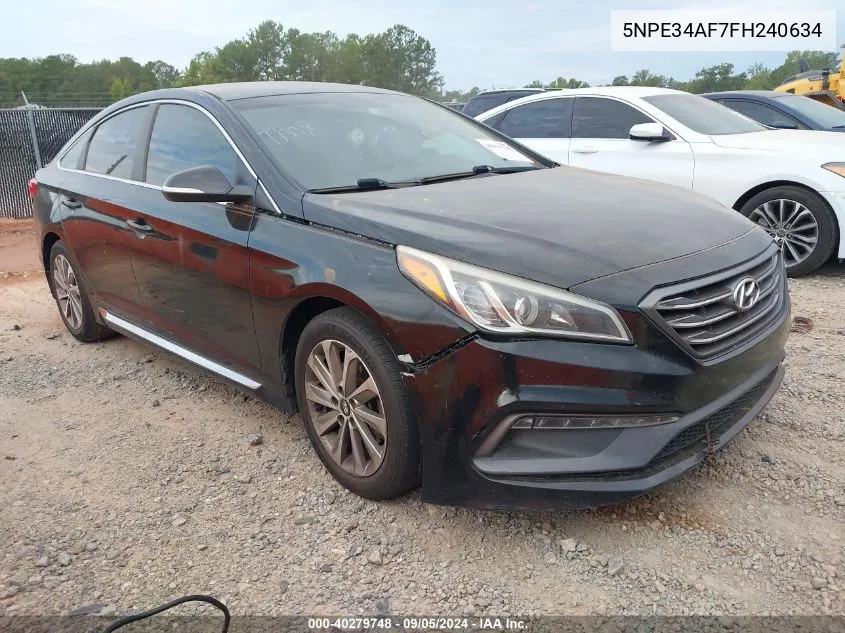 2015 Hyundai Sonata Sport VIN: 5NPE34AF7FH240634 Lot: 40279748