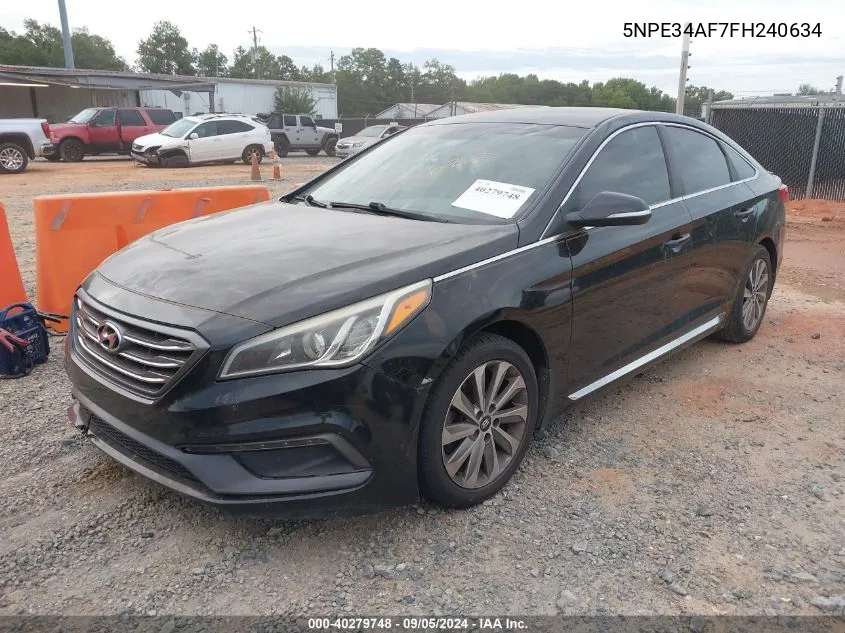 2015 Hyundai Sonata Sport VIN: 5NPE34AF7FH240634 Lot: 40279748