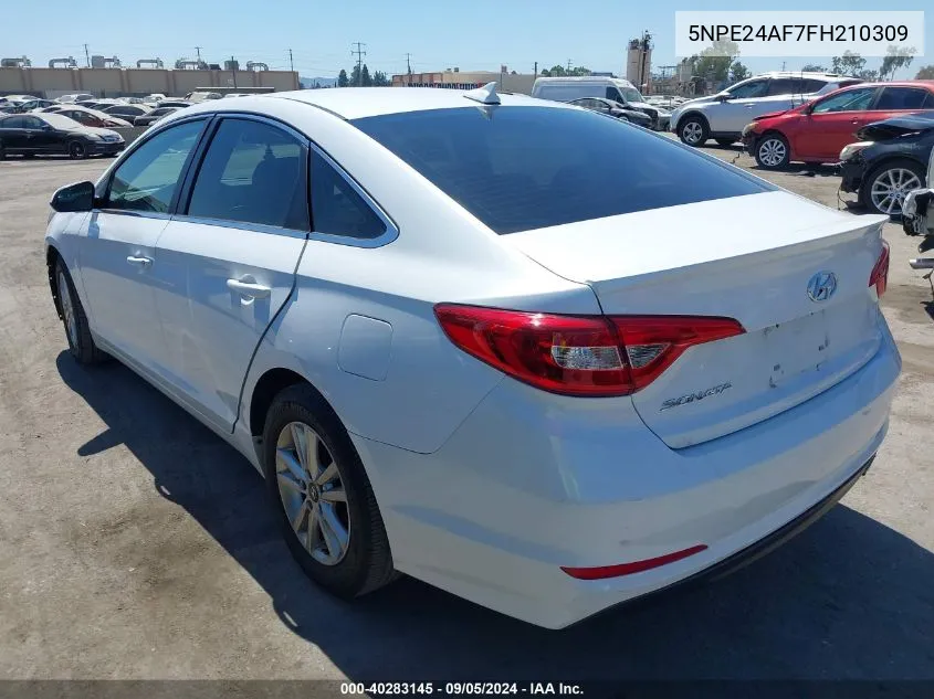 5NPE24AF7FH210309 2015 Hyundai Sonata Se