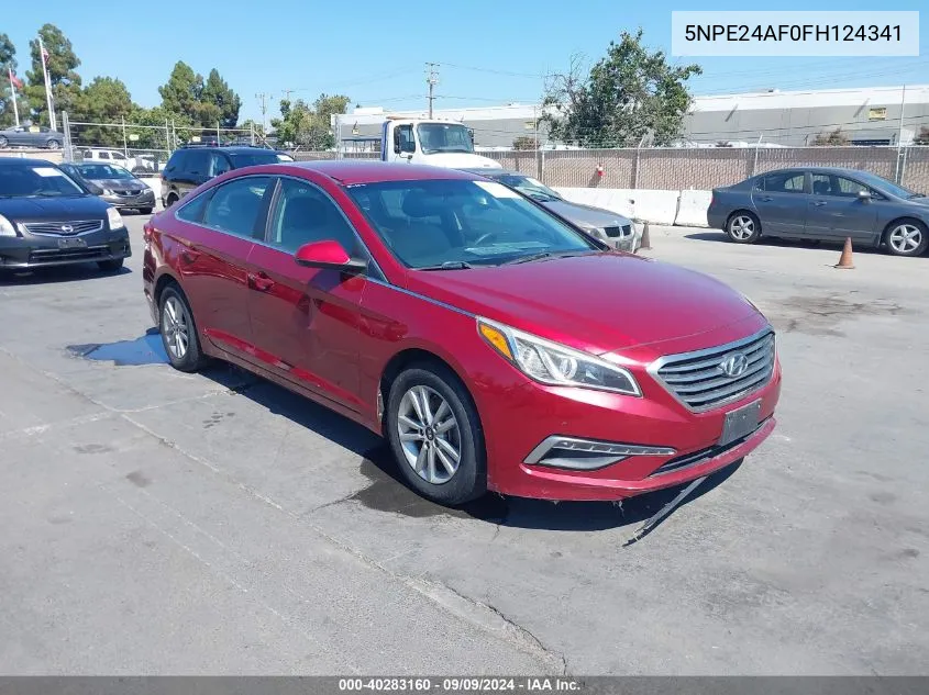 5NPE24AF0FH124341 2015 Hyundai Sonata Se