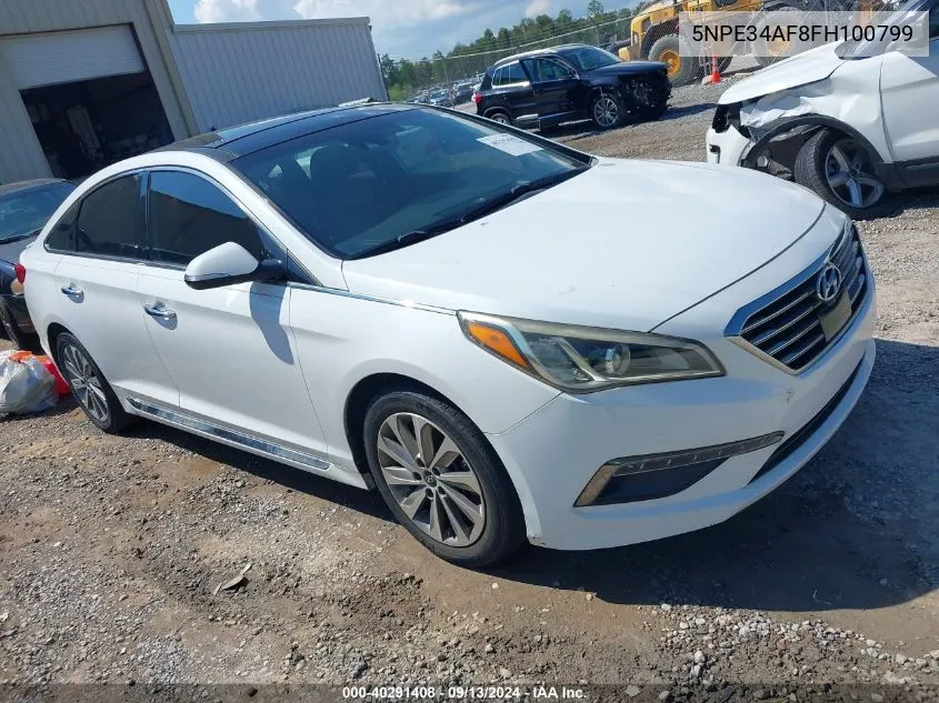 2015 Hyundai Sonata Limited VIN: 5NPE34AF8FH100799 Lot: 40291408