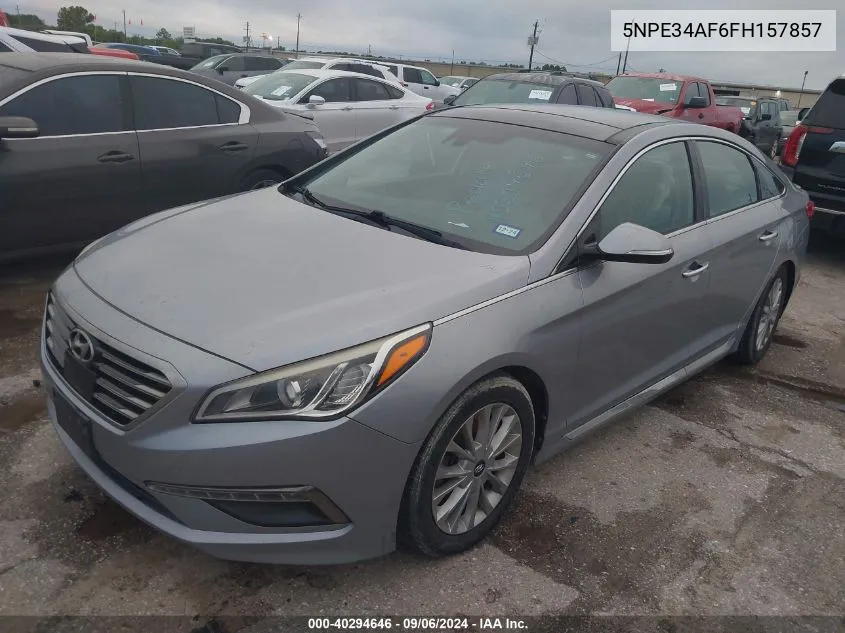 2015 Hyundai Sonata Limited VIN: 5NPE34AF6FH157857 Lot: 40294646