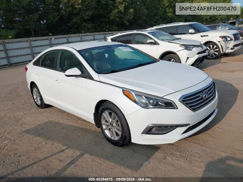 5NPE24AF8FH200470 2015 Hyundai Sonata Se