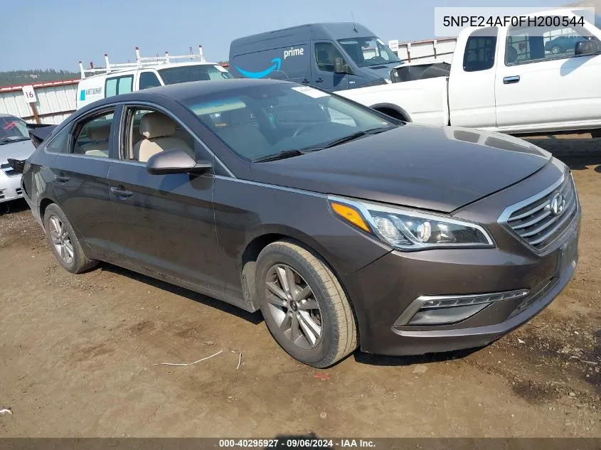 2015 Hyundai Sonata Se VIN: 5NPE24AF0FH200544 Lot: 40295927