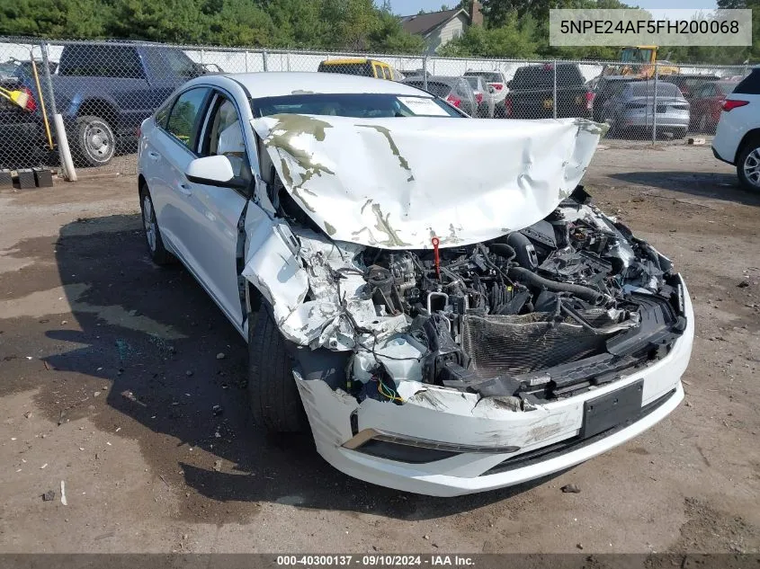 5NPE24AF5FH200068 2015 Hyundai Sonata Se