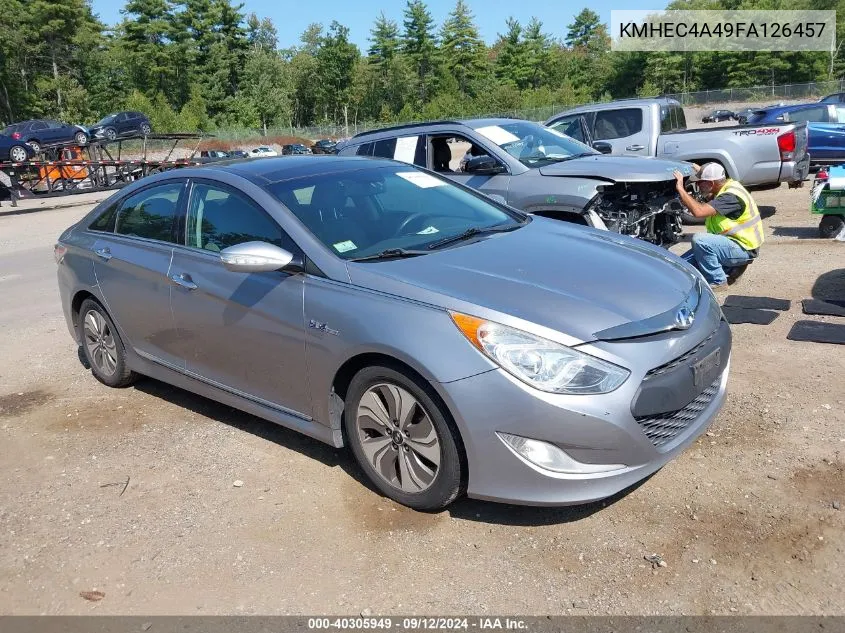 2015 Hyundai Sonata Hybrid Limited VIN: KMHEC4A49FA126457 Lot: 40305949