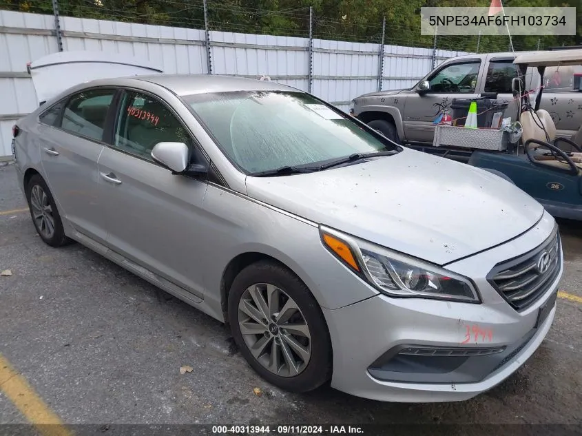 2015 Hyundai Sonata Sport/Limited VIN: 5NPE34AF6FH103734 Lot: 40313944