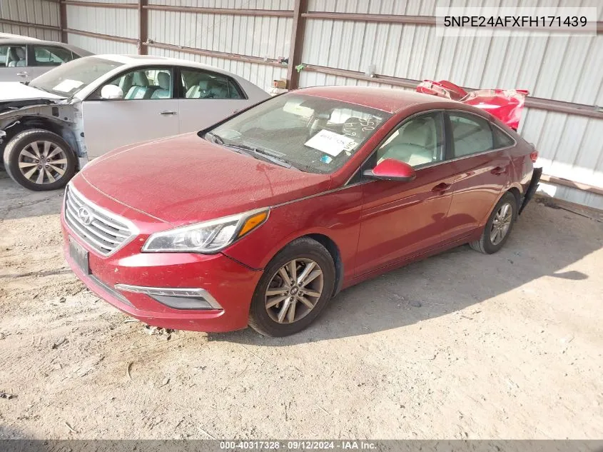 5NPE24AFXFH171439 2015 Hyundai Sonata Se