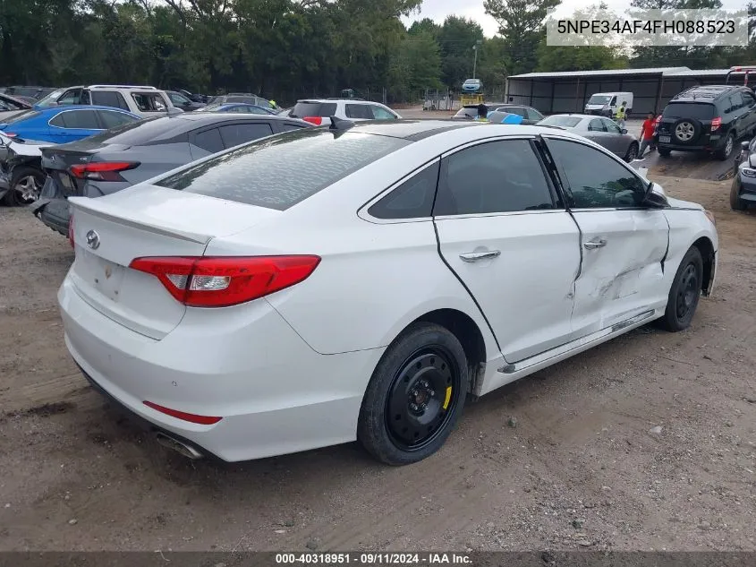 2015 Hyundai Sonata Sport/Limited VIN: 5NPE34AF4FH088523 Lot: 40318951