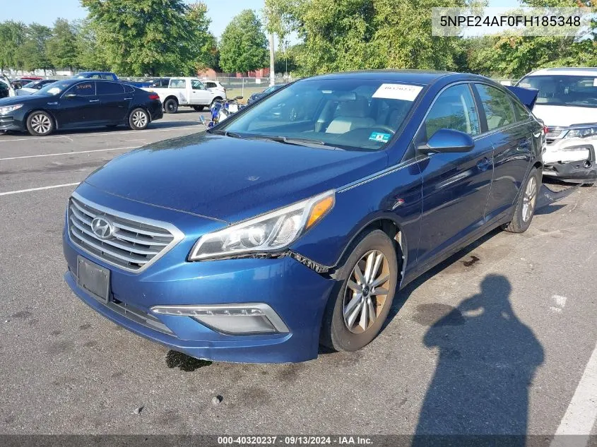 2015 Hyundai Sonata Se VIN: 5NPE24AF0FH185348 Lot: 40320237