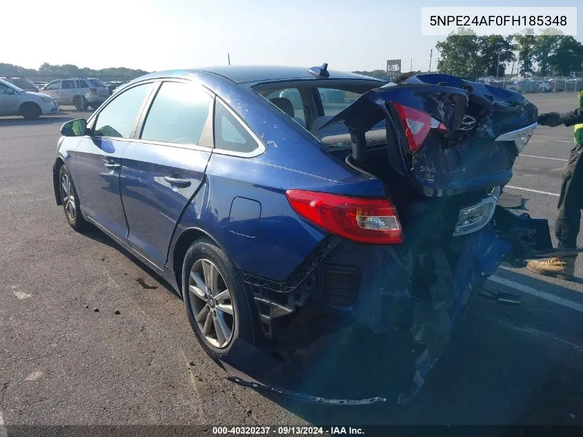 2015 Hyundai Sonata Se VIN: 5NPE24AF0FH185348 Lot: 40320237