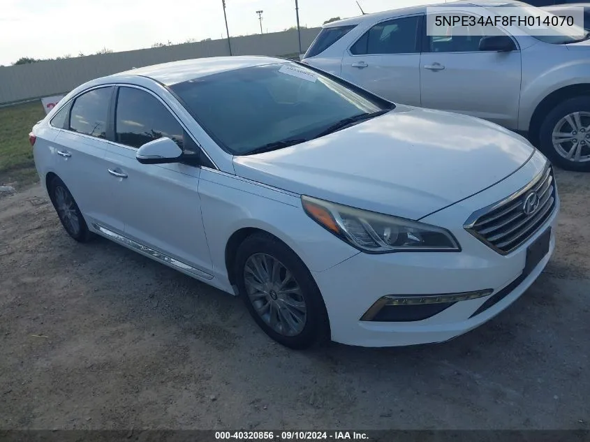 2015 Hyundai Sonata Limited VIN: 5NPE34AF8FH014070 Lot: 40320856