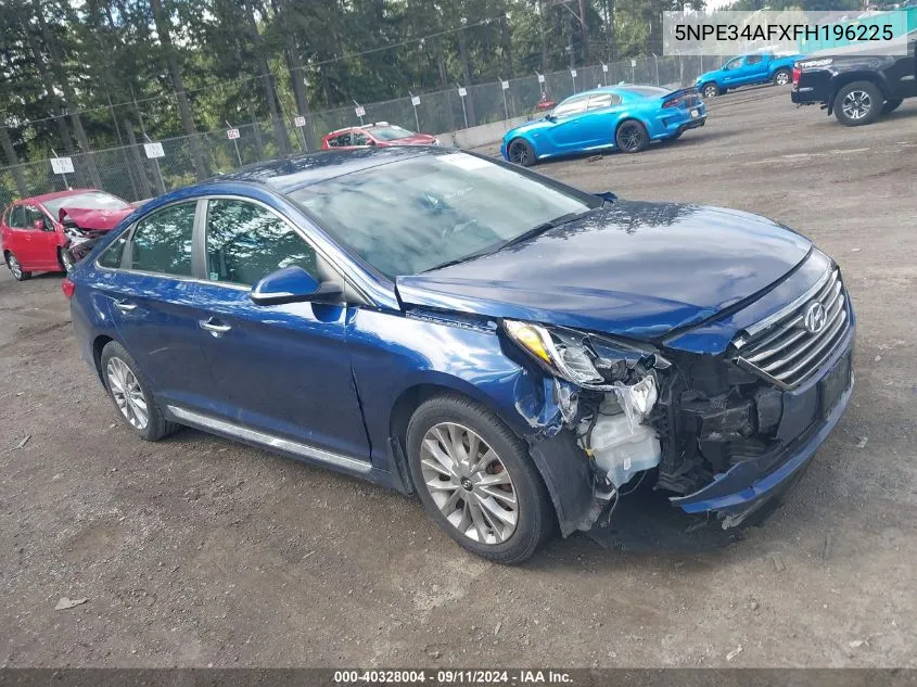 5NPE34AFXFH196225 2015 Hyundai Sonata Limited